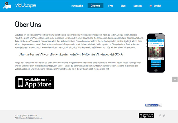 Mobile App Launch Page
